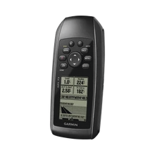 Cargar imagen en el visor de la galería, GPS portátil GPSMAP 73 con pantalla de cristal liquido, escala de 4 niveles de gris, hasta mil puntos de almacenamiento interno, sumergible y flotante.