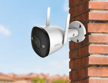Cargar imagen en el visor de la galería, IMOU Bullet 2 (IPC-F22FEN-0280B-imou) - Camara IP Bullet Wifi de 2 Megapixeles/ Full Color/ Disuasion Activa con Estrobo y Sirena Integrados/ 108 Grados/ 30 Mts de IR/ H.265/ IP67/ Audio/Microfono Integrado/ Deteccion de Humanos/ Ranura para MicroSD/