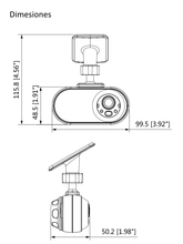 Cargar imagen en el visor de la galería, DAHUA HMW3200L-FR - Camara Especial HDCVI para DVR Movil 1080p/ Doble Lente/ Lente Frontal 2.8 mm/ Lente Trasero 2.1 mm/ Ir Trasero 3 Metros