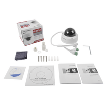 Cargar imagen en el visor de la galería, Domo IP 2 Megapixel / Serie PRO / 30 mts IR EXIR / Exterior IP67 / IK10 / Lente 2.8 mm / WDR 120 dB / PoE / Entrada Audio y Alarmas / Micro SD / Videoanaliticos Integrados