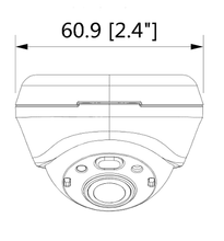 Cargar imagen en el visor de la galería, DAHUA HMW3200L - Camara Mini Domo 1080p/ Especial para DVR Movil/ Lente 2.1 mm/ 139 Grados de Apertura/ Microfono Integrado/ IR de 3 Mts/ Uso Interior/