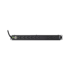 Cargar imagen en el visor de la galería, Tomacorriente Horizontal (PDU) de 8 Contactos (NEMA 5-15R) Rack 19" 1UR. Voltaje Entrada/Salida: 120Vca/15A