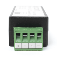 Cargar imagen en el visor de la galería, (2 en 1) Convertidor de Energía 24 Vca a 12 Vcc (CA a CD) y Filtro Contra Ruido para Cámaras / Voltaje de Entrada 20~30 Vca / Salida 12Vcc @ 1 A / ENVIO DE ENERGIA A LARGAS DISTANCIAS / Terminales Tipo Tornillo.