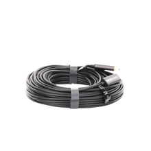 Cargar imagen en el visor de la galería, Cable hdmi de 30 metros por fibra Óptica 4k@60hz | fibra de 4 núcleos + cobre estañado de 7 núcleos | compatible con hdmi 2.0 | alta velocidad 18 gbps | 3d | hdr | carcasa de  zinc | premium | 2 años de garantía.
