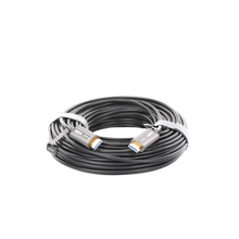Cargar imagen en el visor de la galería, Cable hdmi de 30 metros por fibra Óptica 4k@60hz | fibra de 4 núcleos + cobre estañado de 7 núcleos | compatible con hdmi 2.0 | alta velocidad 18 gbps | 3d | hdr | carcasa de  zinc | premium | 2 años de garantía.
