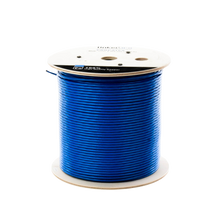 Cargar imagen en el visor de la galería, Bobina de cable u/utp cat6a de 305 mts, color azul, cm, soporta 10g-baset para transmisión de frecuencias de hasta 500mhz, ul
