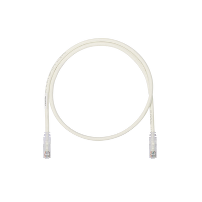 Cable de parcheo utp, cat6a, 24 awg, cm, color blanco, 1.5m