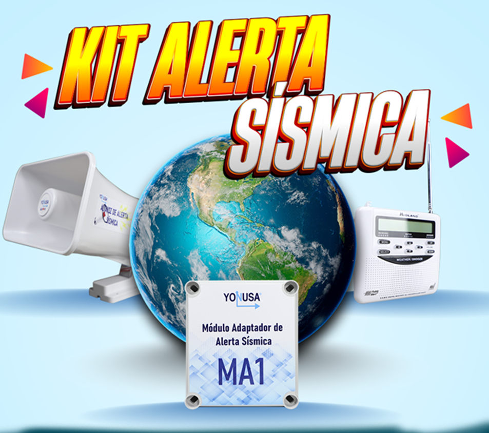 Yonusa Kit de alerta sísmica