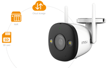 Cargar imagen en el visor de la galería, IMOU Bullet 2 (IPC-F22FEN-0280B-imou) - Camara IP Bullet Wifi de 2 Megapixeles/ Full Color/ Disuasion Activa con Estrobo y Sirena Integrados/ 108 Grados/ 30 Mts de IR/ H.265/ IP67/ Audio/Microfono Integrado/ Deteccion de Humanos/ Ranura para MicroSD/
