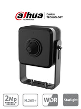 Cargar imagen en el visor de la galería, DAHUA HUM4231 - Camara IP Pinhole/ 2 Megapixeles/ Lente de 2.8mm/ Angulo de 105 Grados/ H.265+/ WDR Real/ 1 Entrada de Audio y 1 Salida/ Metalica #PinHole
