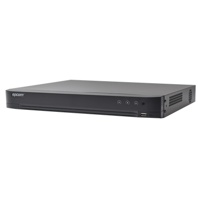 DVR 4 Megapixel / 8 Canales TurboHD + 4 Canales IP / 1 Bahía de Disco Duro / Audio por Coaxitron / Evita Falsas Alarmas / Salida de Video en Full HD