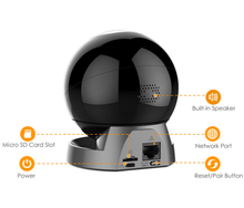 Cargar imagen en el visor de la galería, IMOU RANGER IQ (IPC-A26HIN-imou) - Camara IP PT de 2 Megapixeles/ WiFi/ Con Gateway de Alarma/ Lente de 3.6 mm/ Detección de Humanos con IA/ AutoTracking/ Sirena Incorporada Personalizable/ Audio 2 Vias/ Modo de Privacidad/ Alarma de Sonido Anormal/
