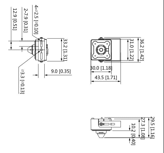 DAHUA HAC-HUM3201B-P - Camara HDCVI Pinhole 1080p/2 Megapíxeles/ Lente de 2.8 MM/ 103 Grados de Apertura/ 1 Entrada de Audio/ WDR/ BLC/ HLC/ Starlight/