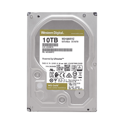 Disco duro WD 10TB / 7200RPM / Optimizado NAS y DataCenter / HelioSeal