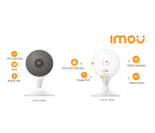 Cargar imagen en el visor de la galería, IMOU CUE 2 (IPC-C22EN) - Camara IP Wifi de 2 Megapixeles/ con Inteligencia Artificial/ Detección de Humanos/ Lente de 2.8mm/ Sirena y Microfono Integrados/ Audio Bidereccional/ IR 10 mts/ Ranura para MicroSD/ Alarma de Ruido Anormal
